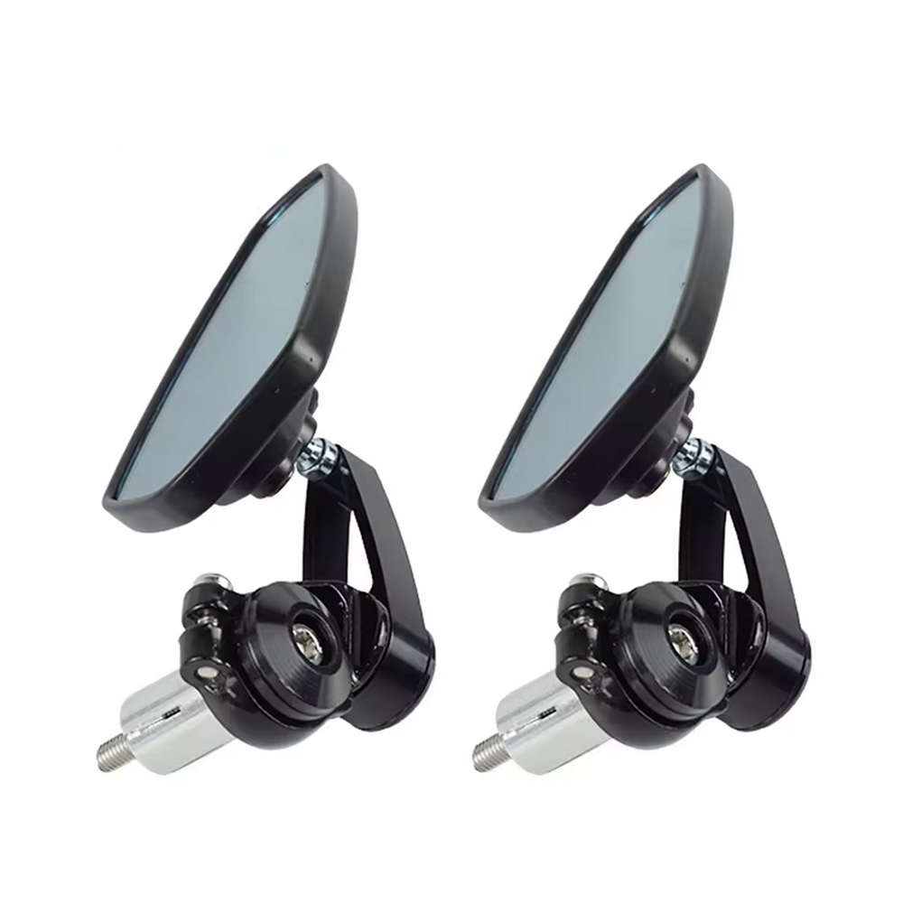 7/8" 22mm Bar End Mirror Set - Long Arm Blade