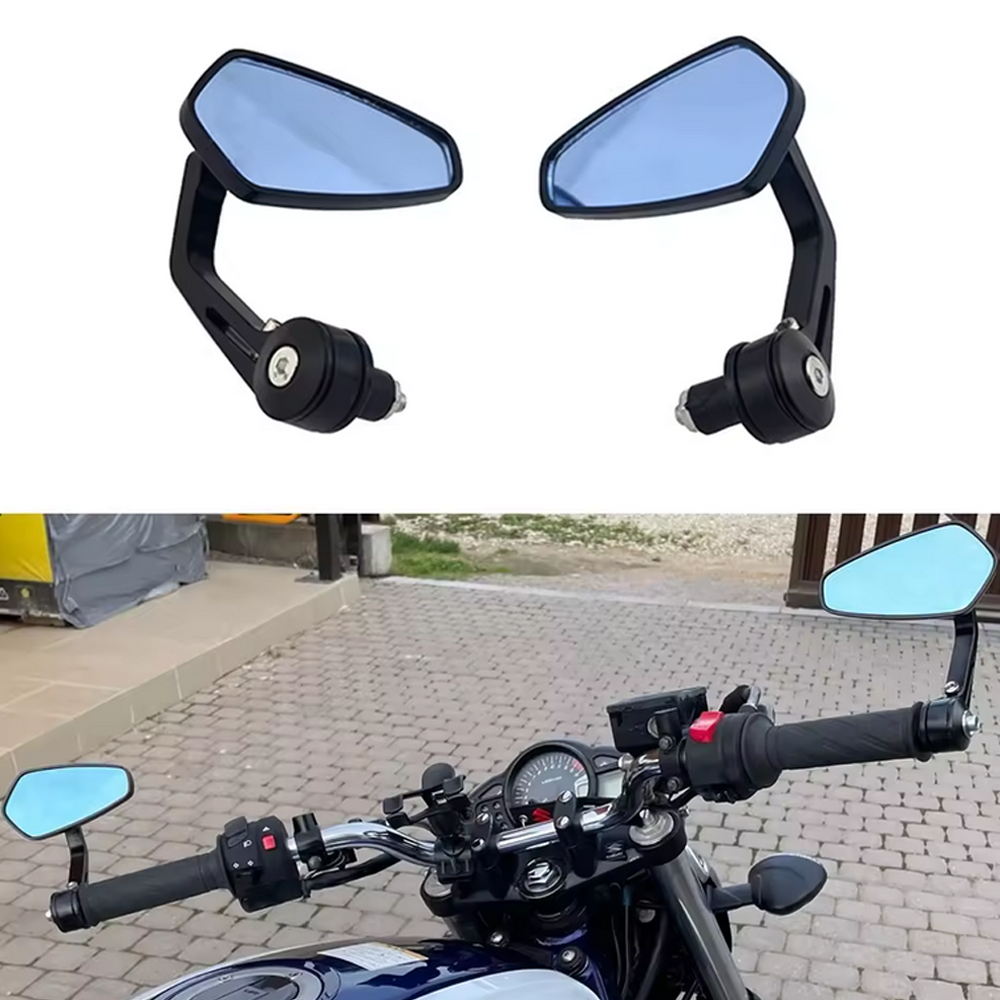 7/8" 22mm Bar End Mirror Set - Blade