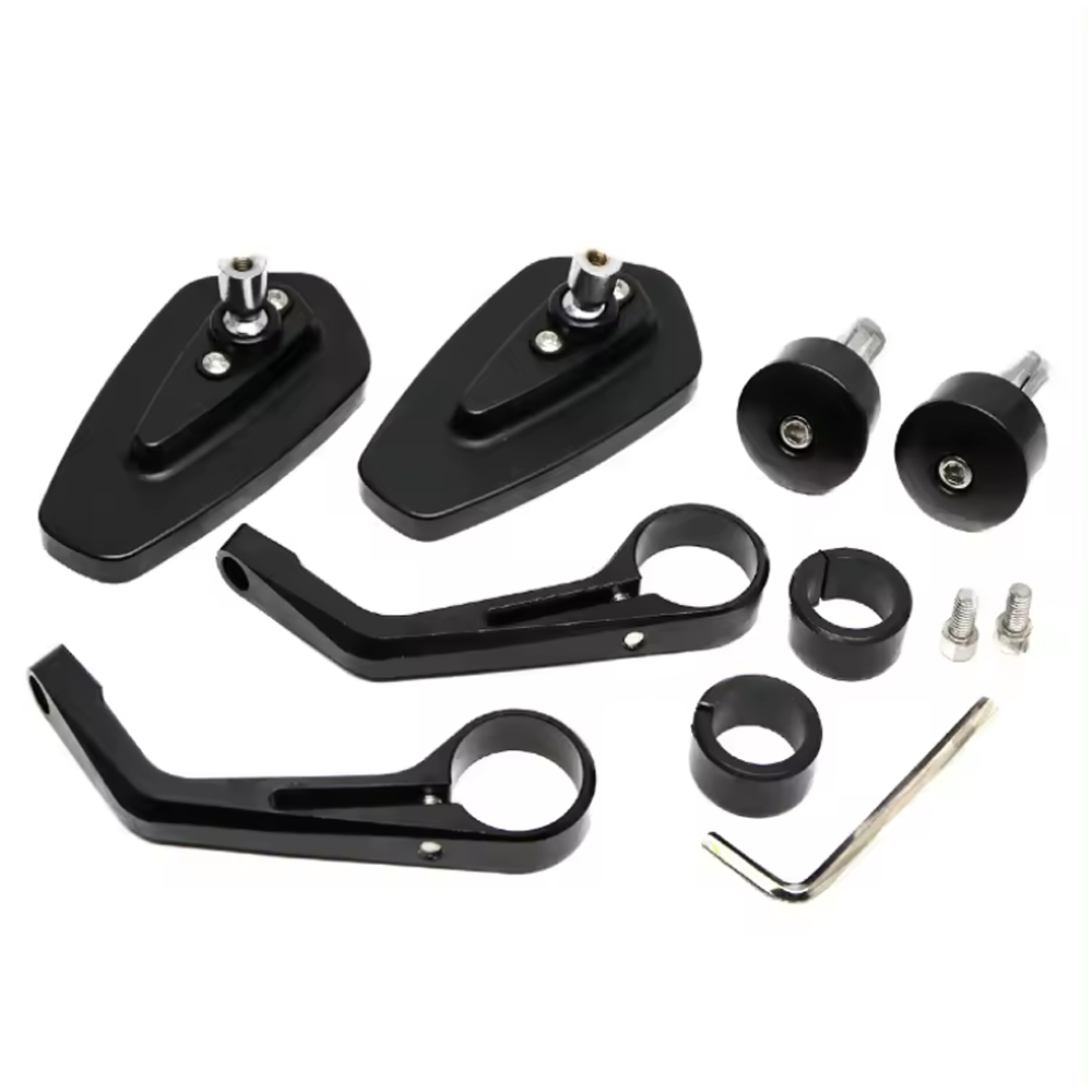 7/8" 22mm Bar End Mirror Set - Blade