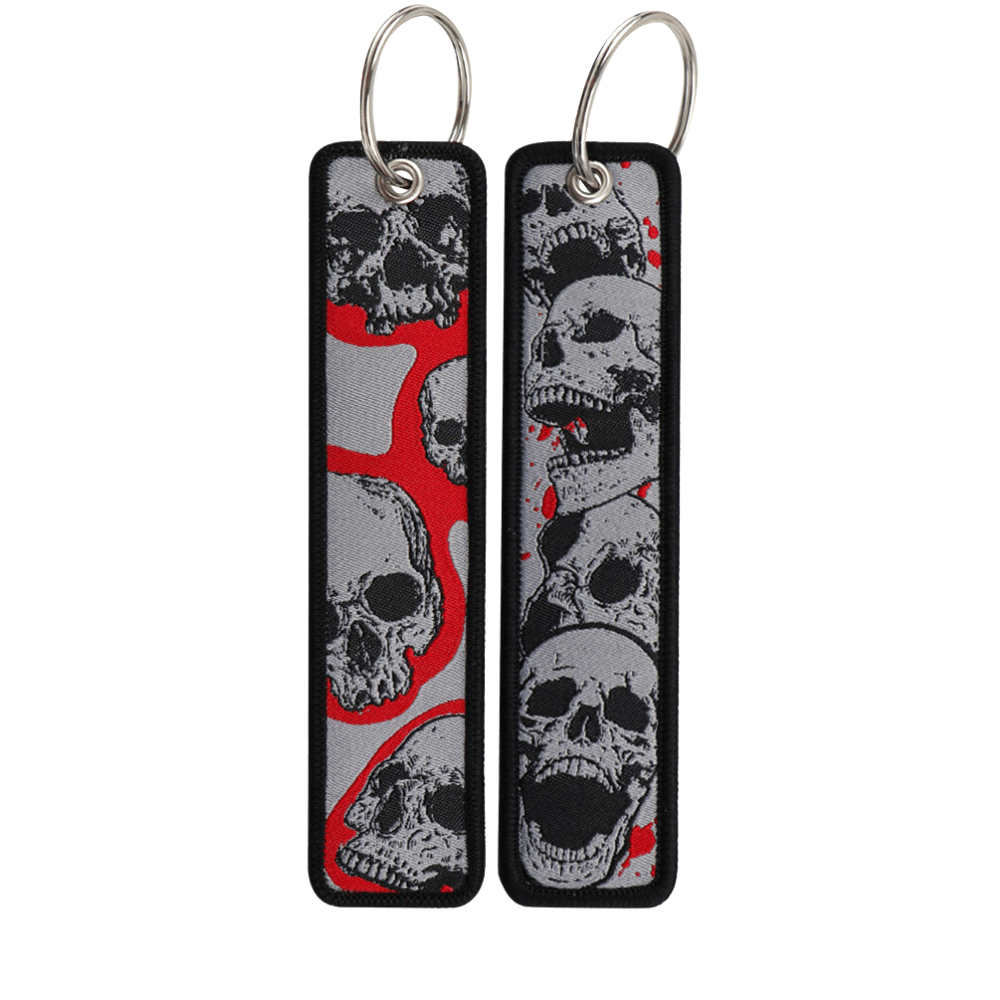 Blood Skulls Key Tag