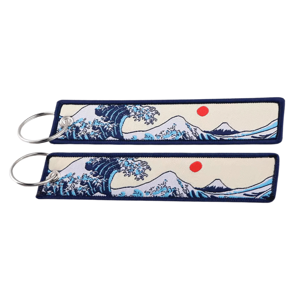 Great Waves Key Tag