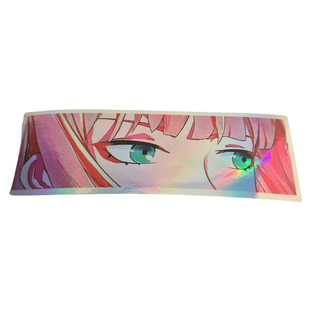 Pink Haired JDM Anime Sticker