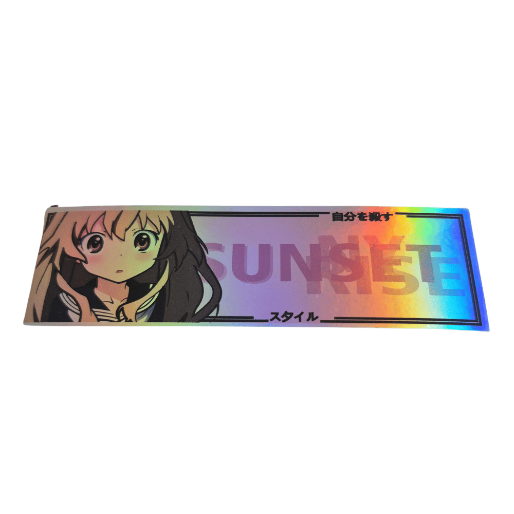Sunset JDM Anime Sticker
