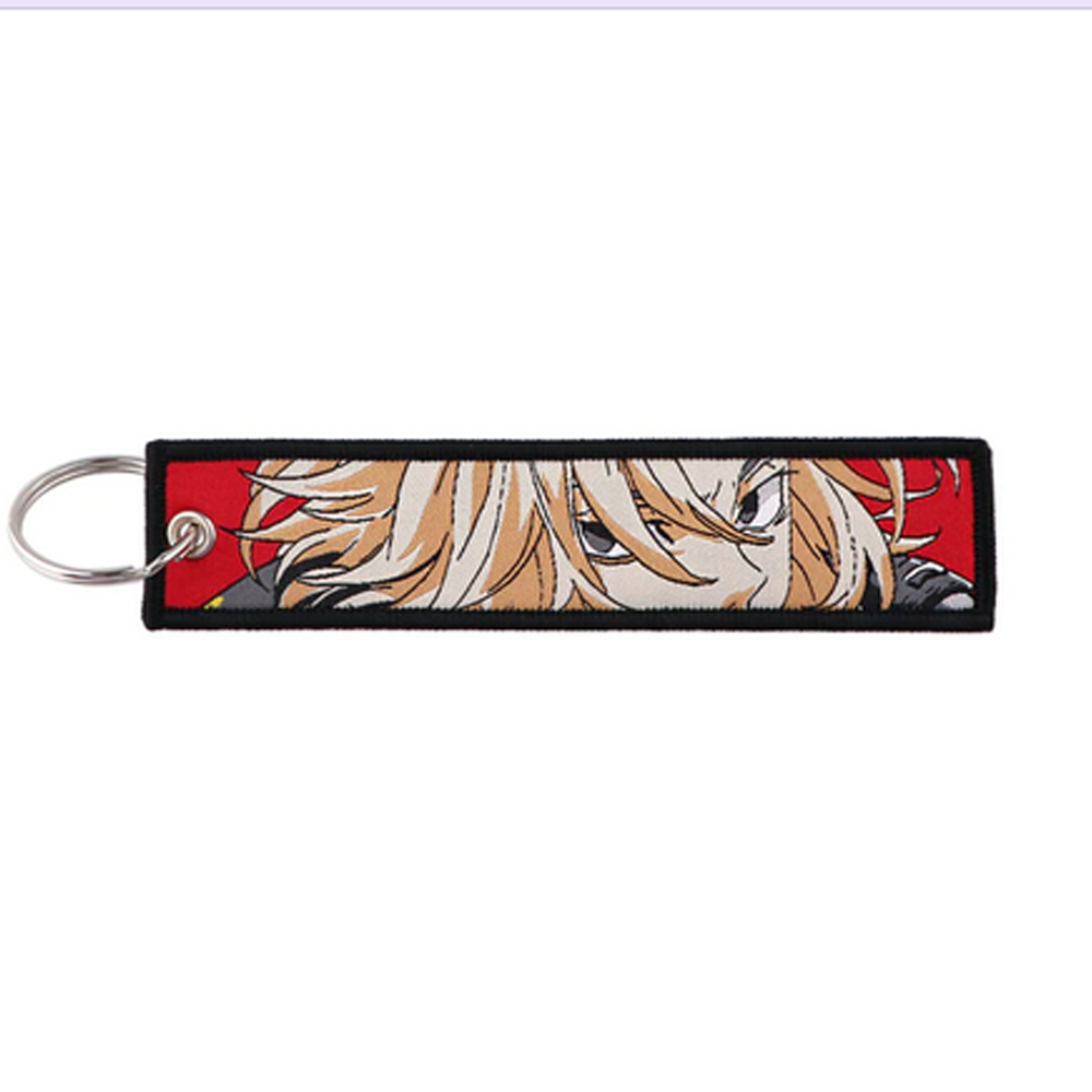 Discerning Brawler Anime Key Tag