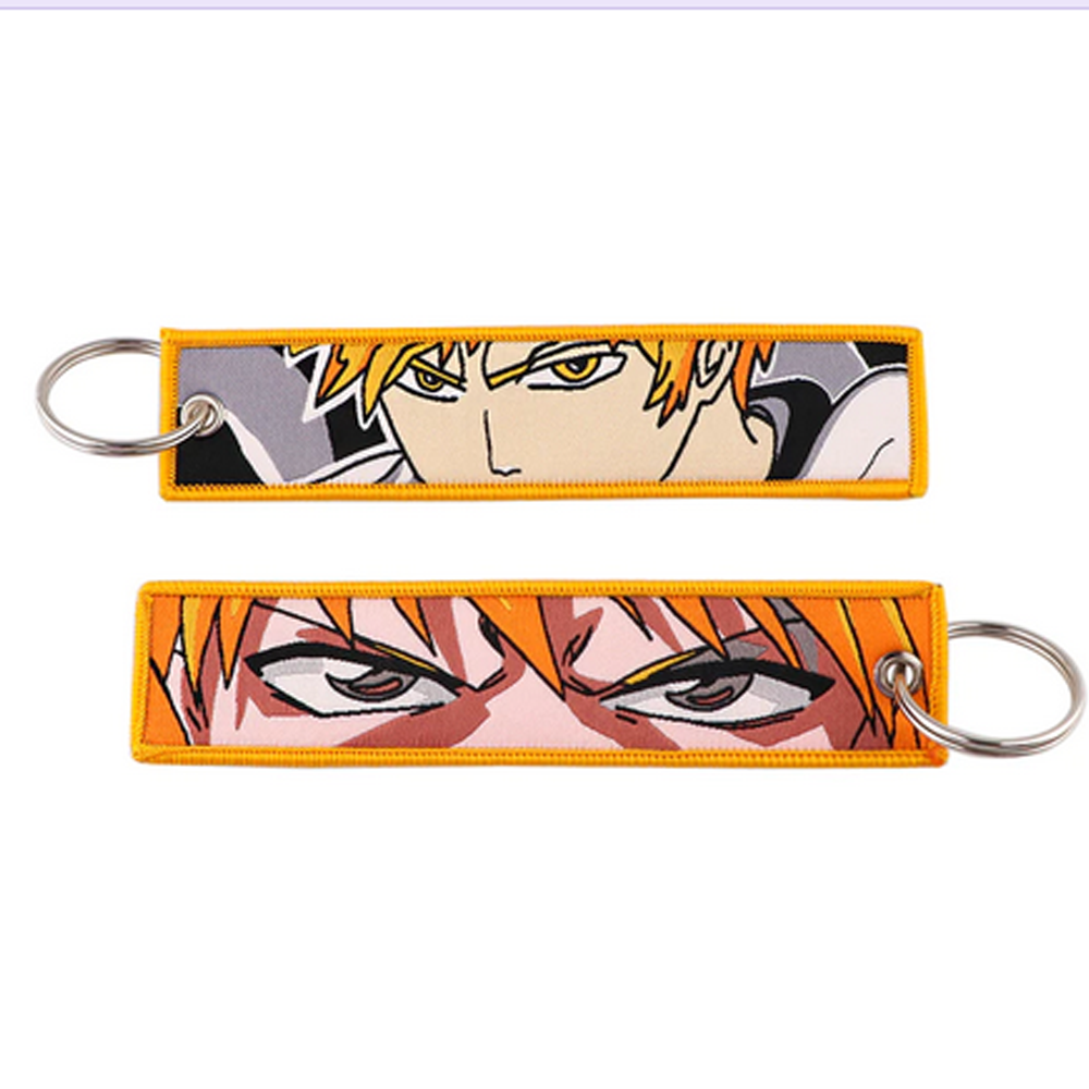 Orange Haired Man Anime Key Tag