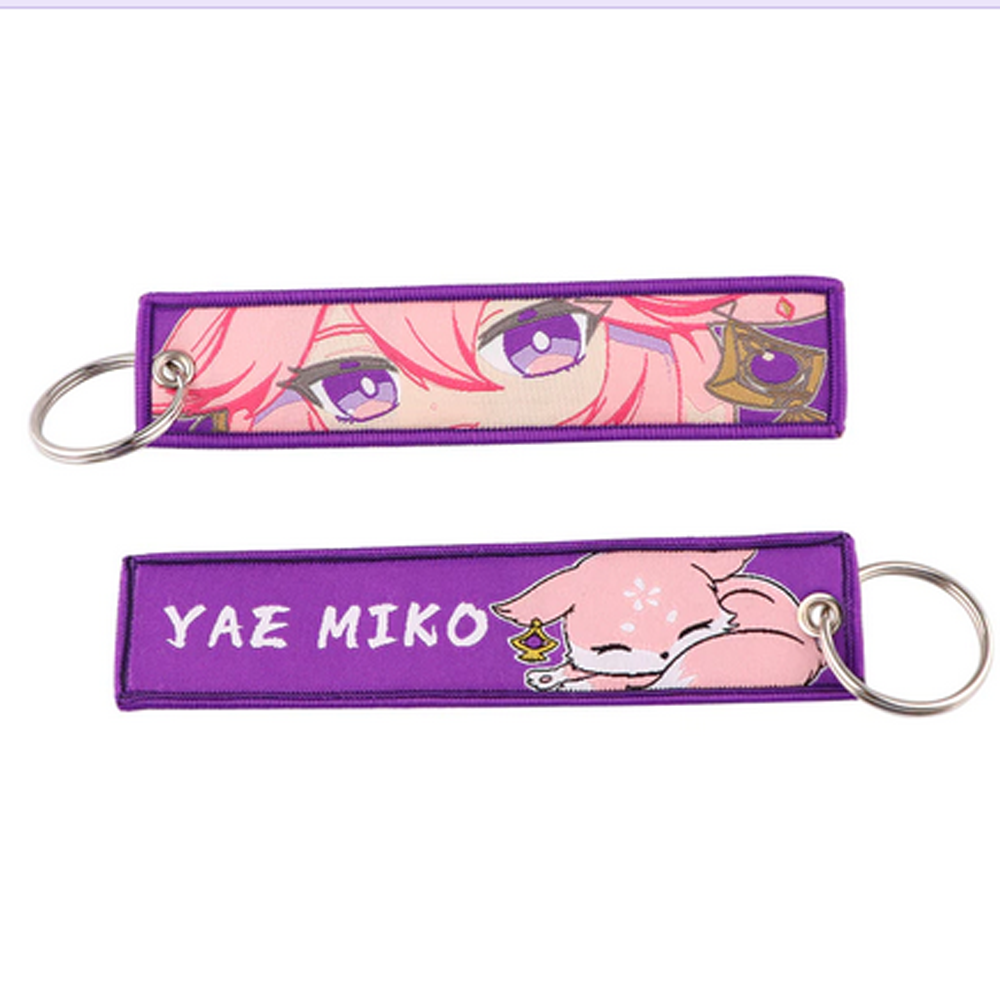 Shrine Maiden Anime Key Tag