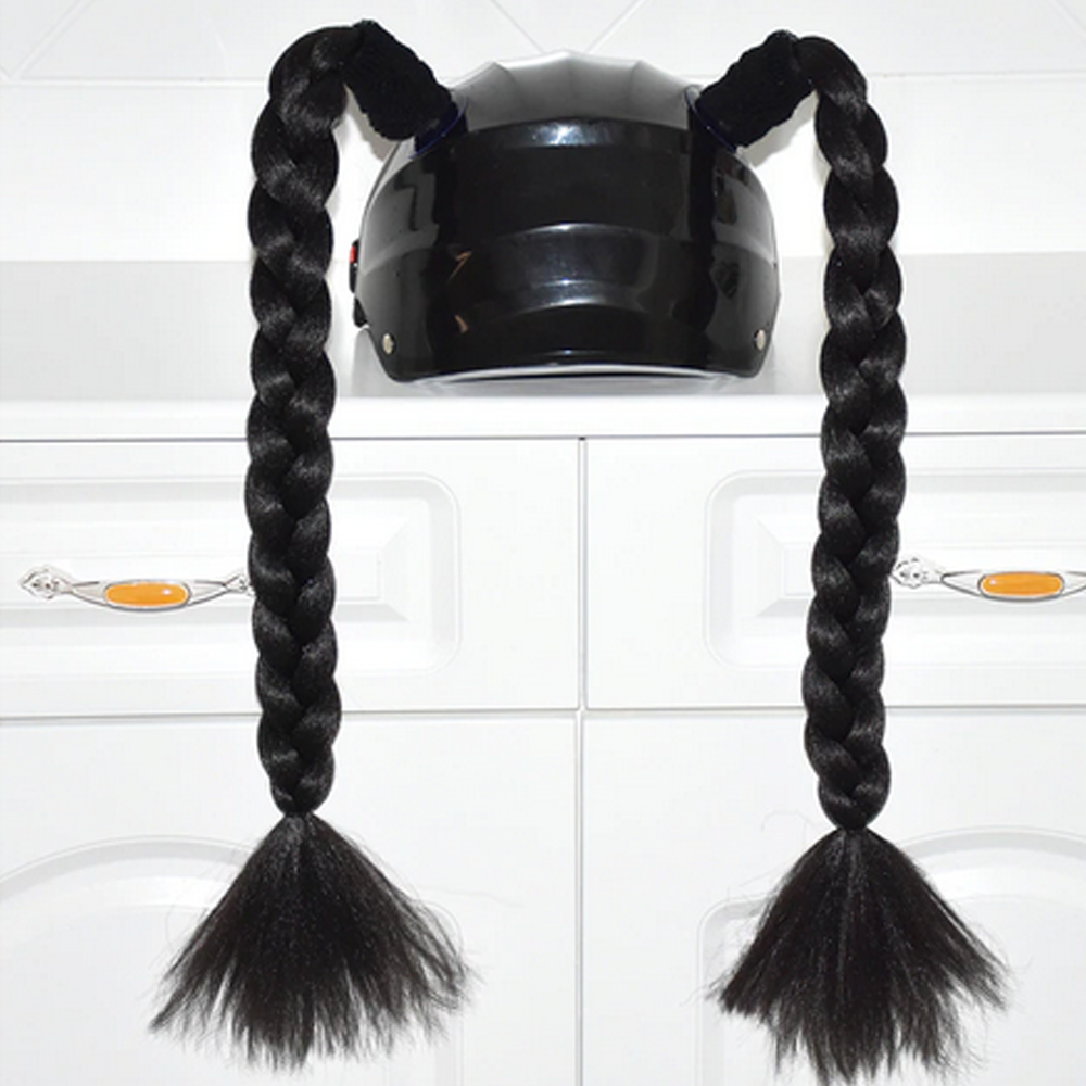 Black Helmet Pigtails