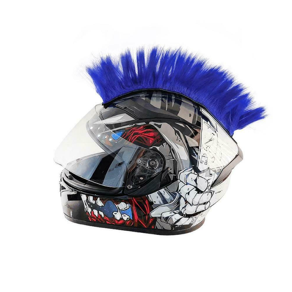 Blue best sale mohawk helmet