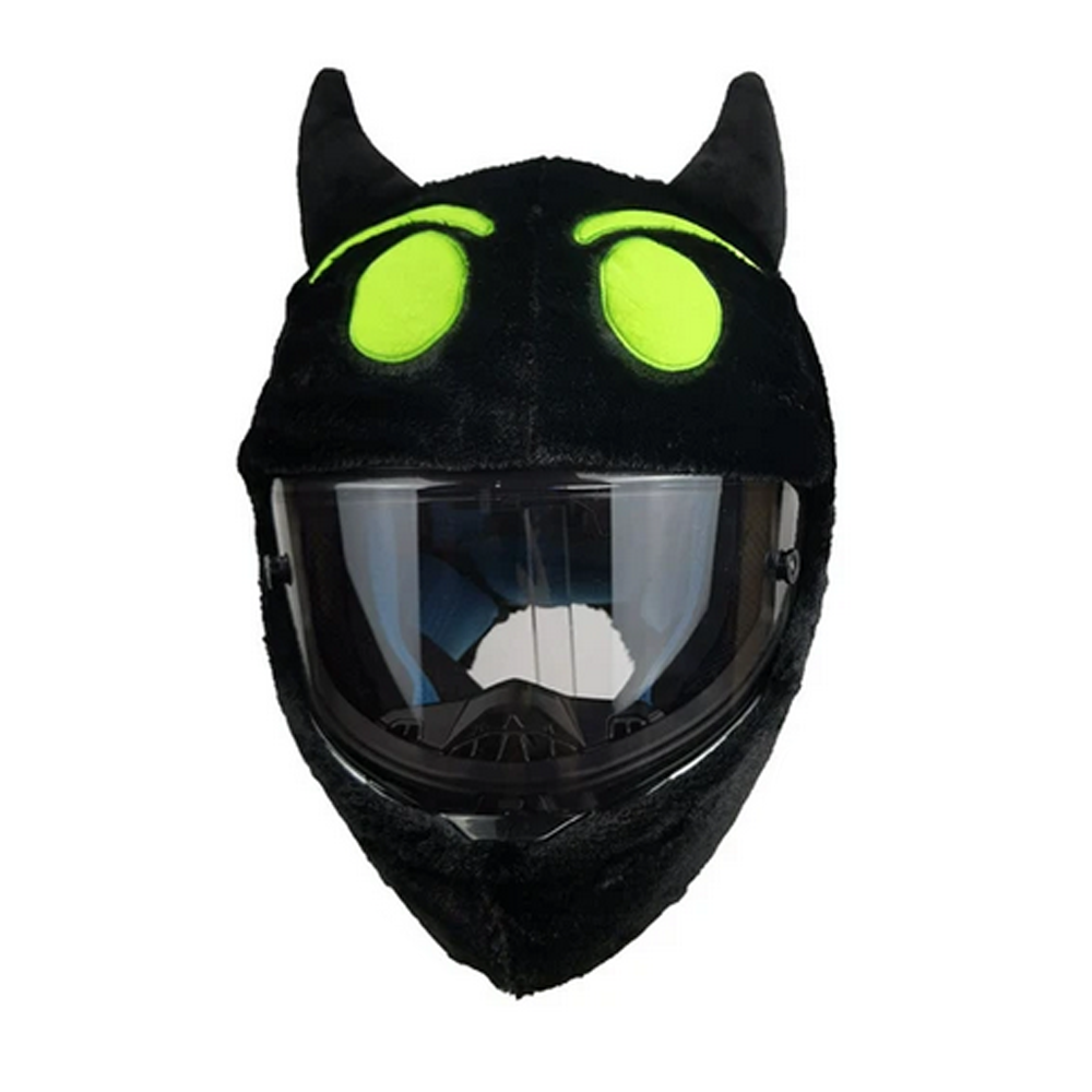 Black Speed Demon Helmet Cover