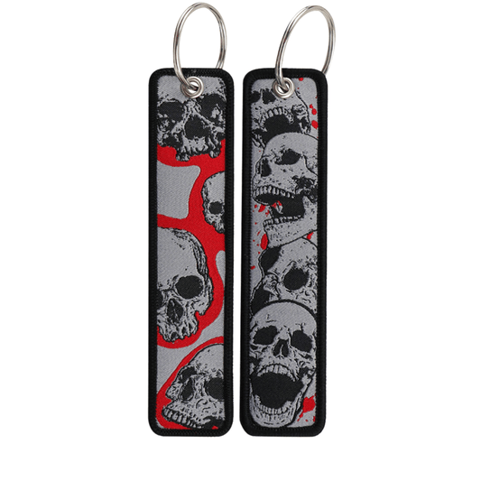 Blood Skulls Key Tag