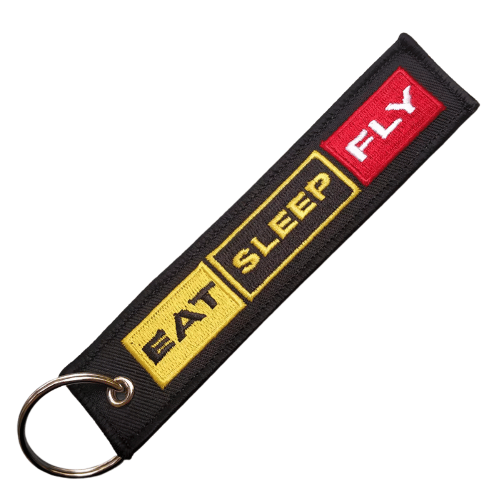 Eat Sleep Fly Key Tag