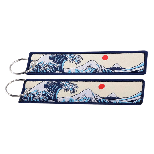 Great Waves Key Tag