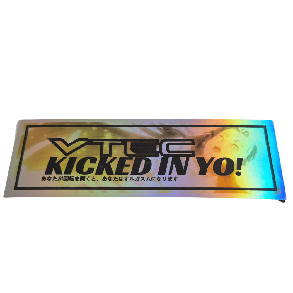 Kicked In JDM Anime Sticker