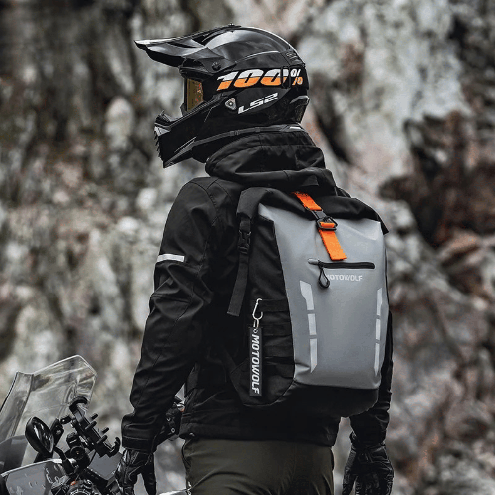 MotoWolf 20L Waterproof Backpack