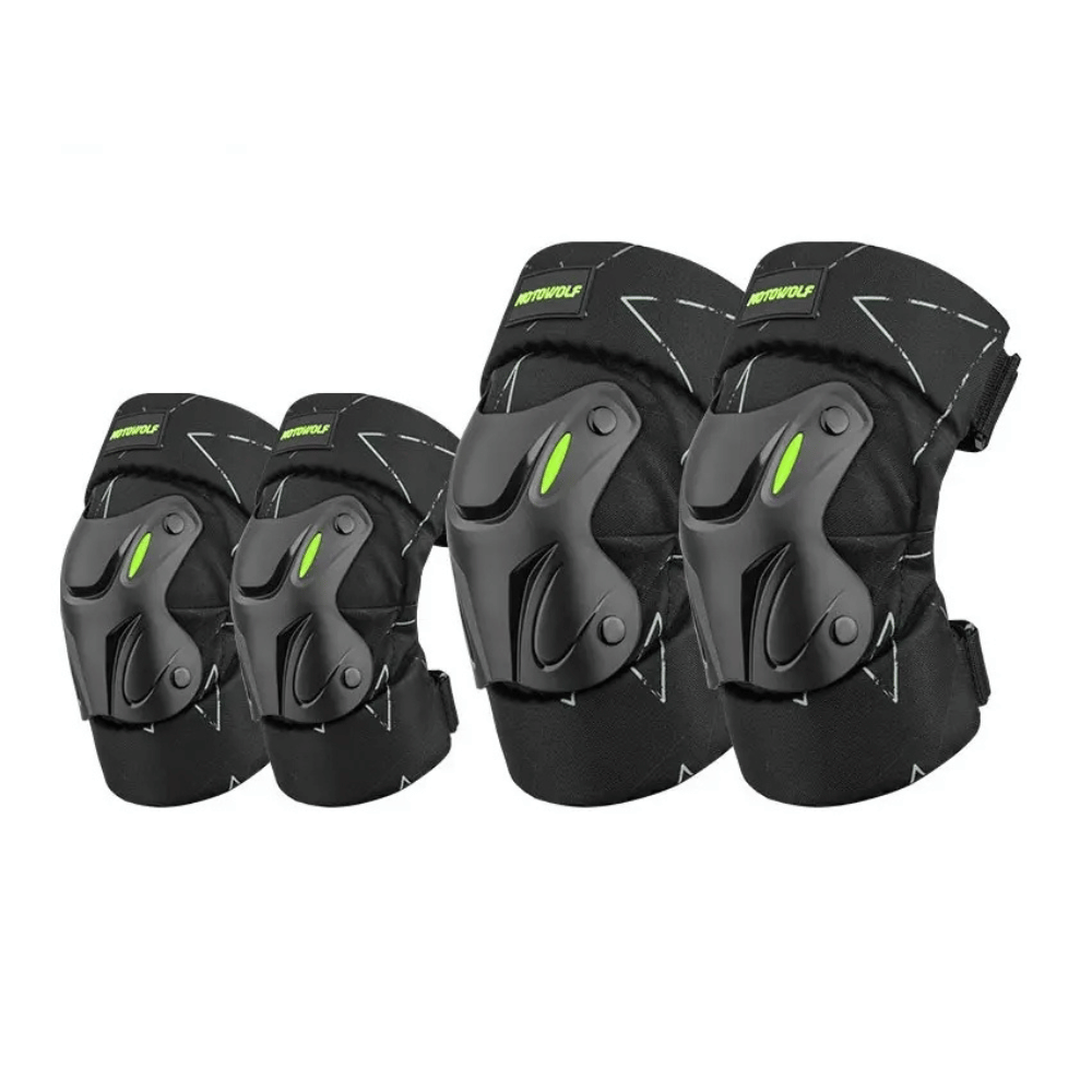 Motowolf Motorcycle Knee and Elbow Pads