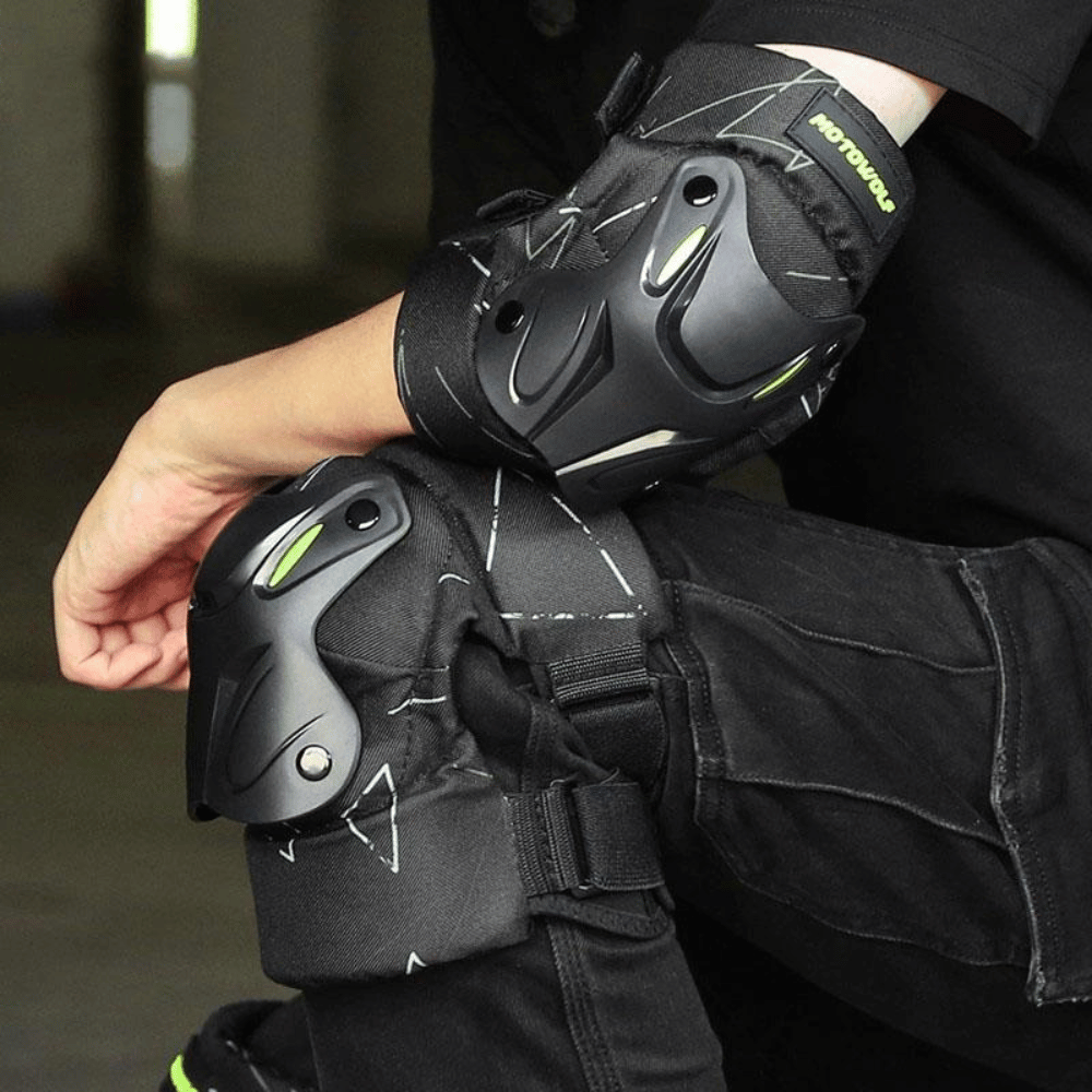 Motowolf Motorcycle Knee and Elbow Pads