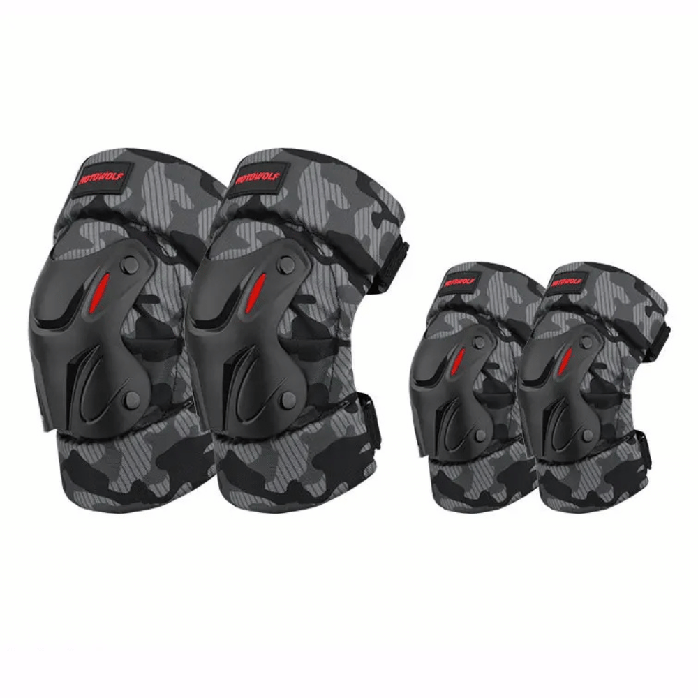 Motowolf Motorcycle Knee and Elbow Pads