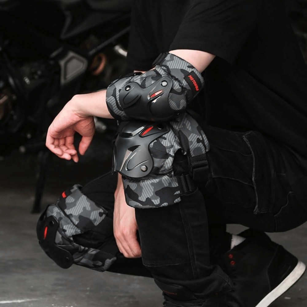 Motowolf Motorcycle Knee and Elbow Pads