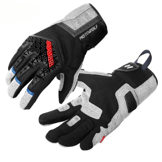 Motowolf Road Gloves - Grey