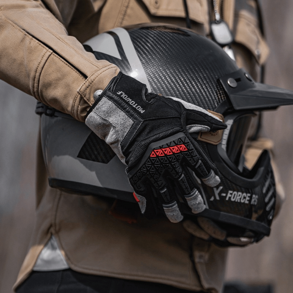 Motowolf Road Gloves - Grey