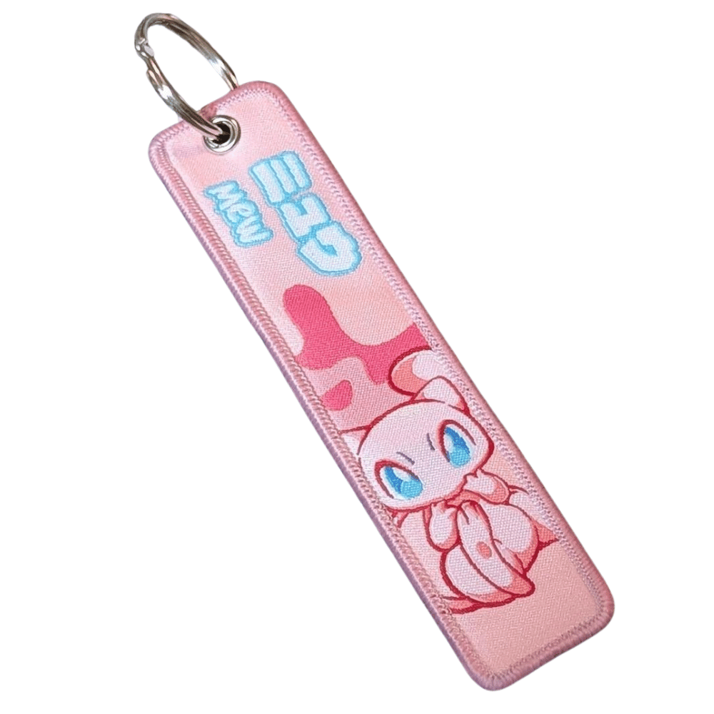 Pink Mouse Anime Key Tag