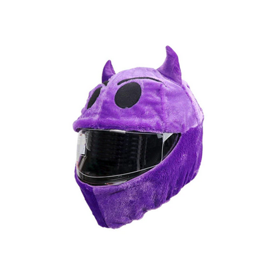 Purple Speed Demon Helmet Cover
