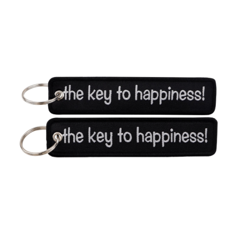 The Key To Happiness Key Tag