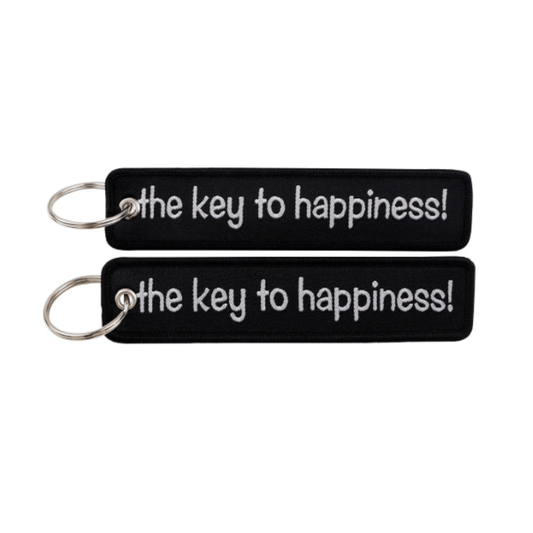 The Key To Happiness Key Tag