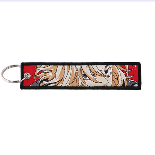 Discerning Brawler Anime Key Tag