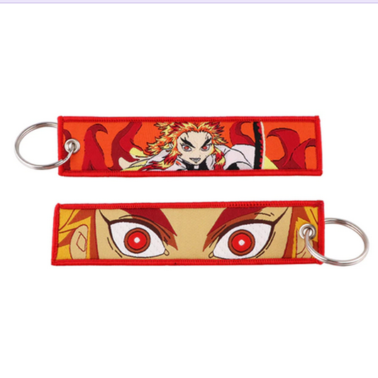 Fiery Swordsman Anime Key Tag