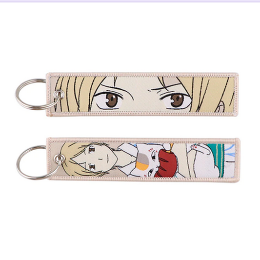 Hungry Neko Anime Key Tag