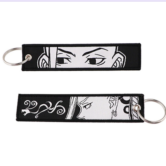 Pensive Man Anime Key Tag