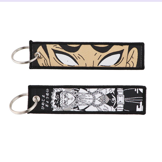 Intimidating Monk Anime Key Tag
