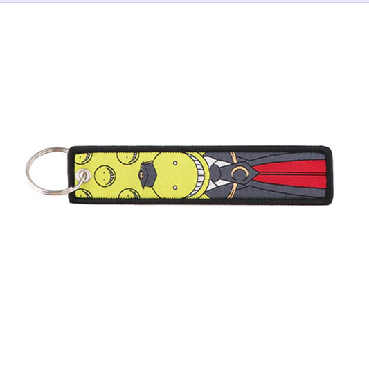 Yellow Alien Teacher Anime Key Tag
