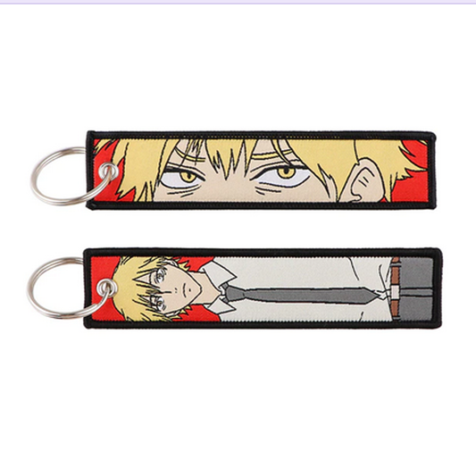 Tired Businessman Anime Key Tag