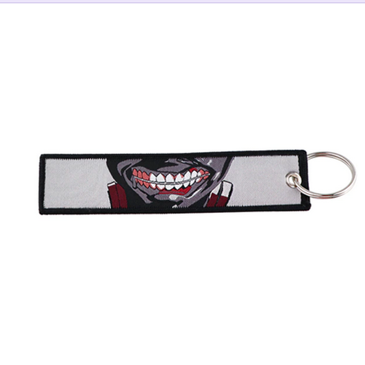 Ominous Smile Anime Key Tag