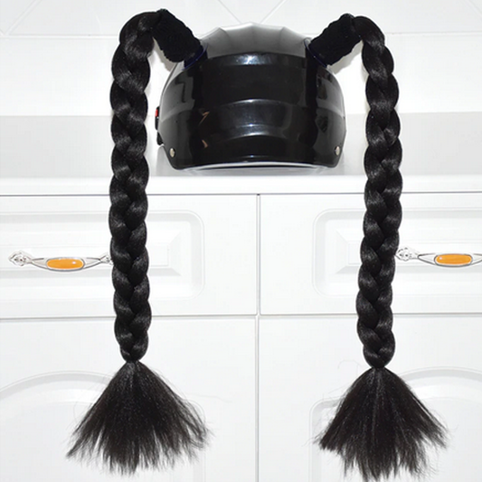 Black Helmet Pigtails