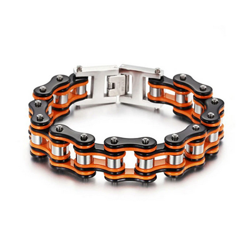 Orange Chain Bracelet