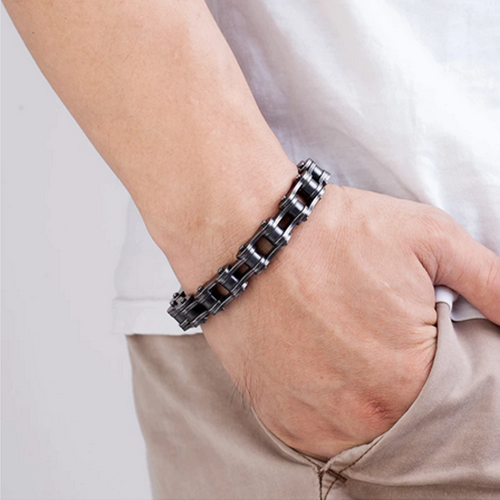 Onyx Chain Bracelet