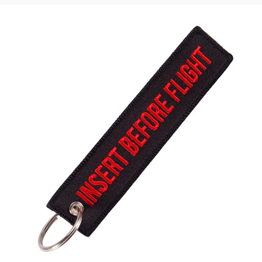 Insert Before Flight Key Tag