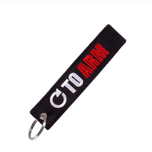 Turn To Arm Key Tag