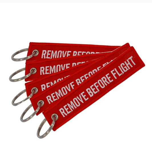 Remove Before Flight Key Tag