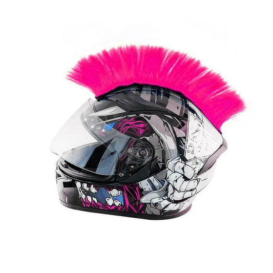 Pink Helmet Mohawk