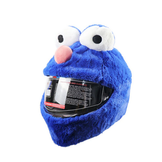 Blue Monster Helmet Cover